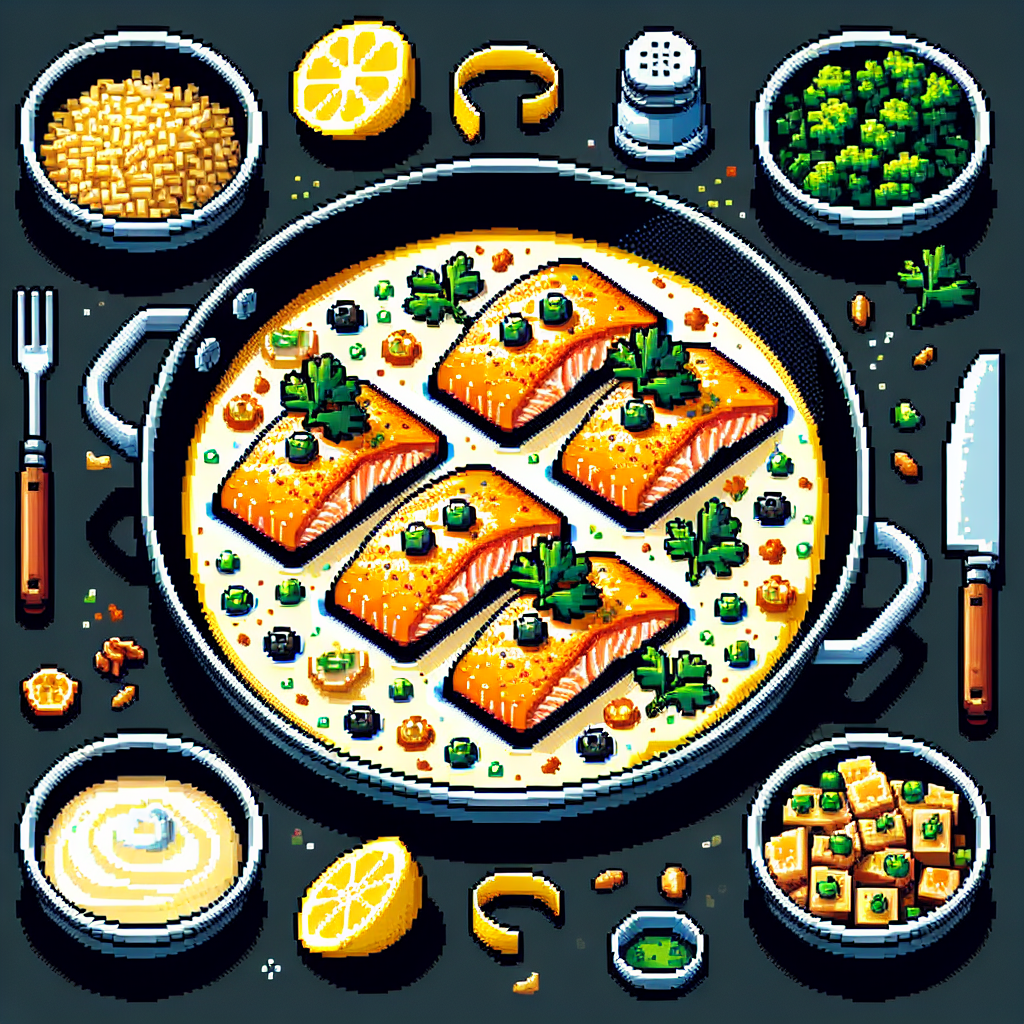 Creamy Salmon Piccata