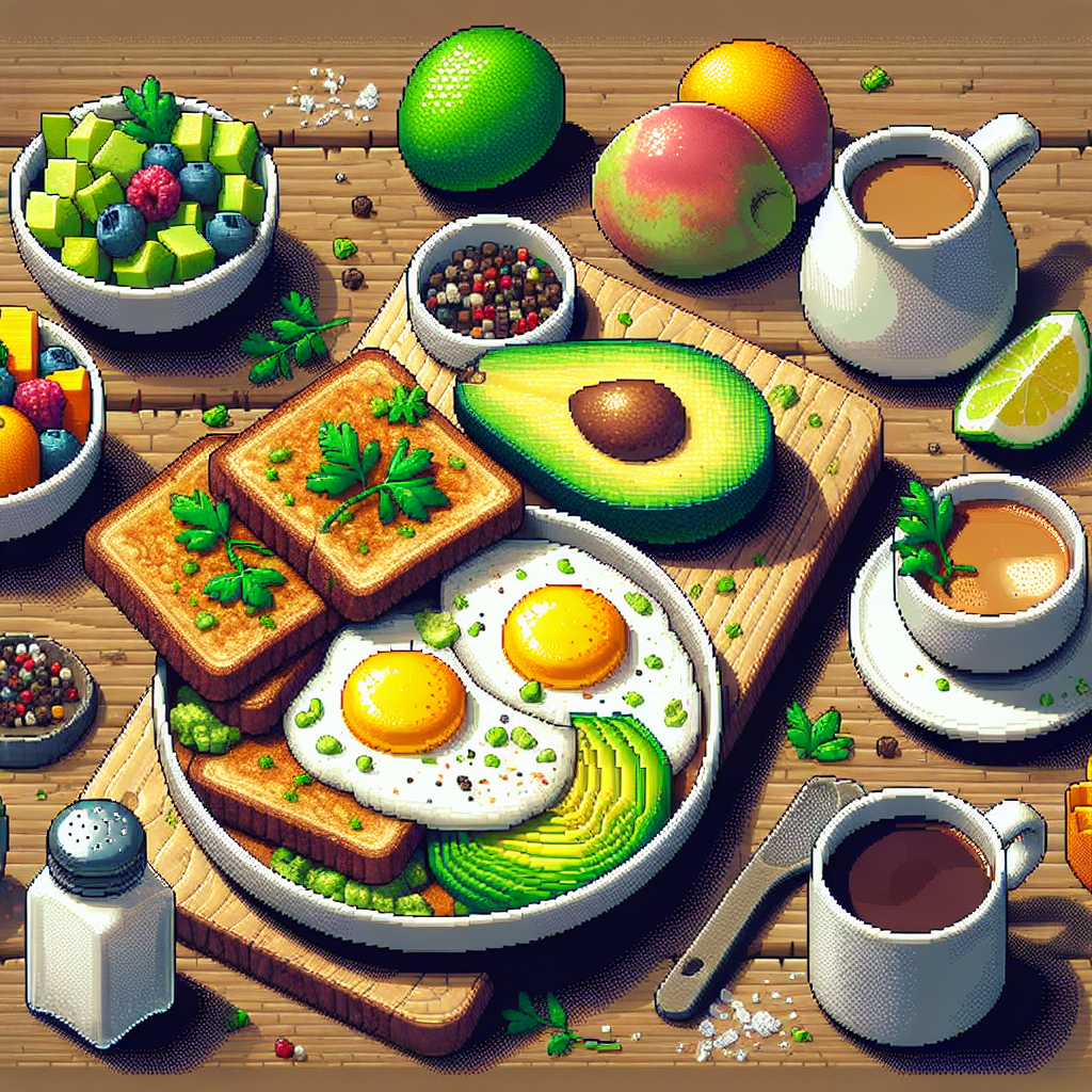 Avocado and Egg Breakfast Plate