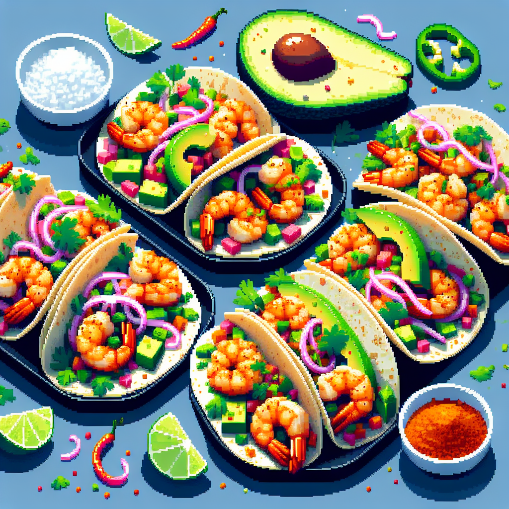 Shrimp and Avocado Tacos